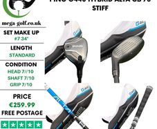 Ping G440 Hybrid / #7 34 Degree / Alta CB 70 Stiff