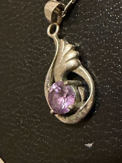 silver necklace