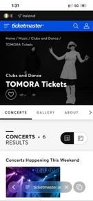 TOMORA tickets