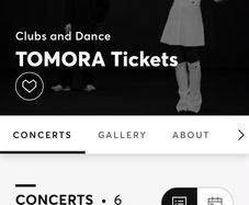 TOMORA tickets