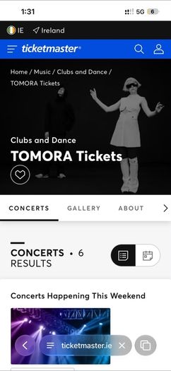 TOMORA tickets