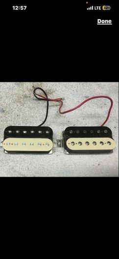 Epiphone Les Paul Zebra Humbuckers set pickups Bridge Neck electric guitar parts accessories