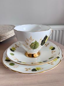 Vintage cup, sauce and side plate