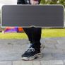 Compact Folding Camping Table Set  Aluminium Table and 2 Benches with Built-In Carry Handle Image 7