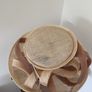 Large occasion hat neutral colours Image 4