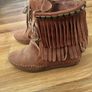 ASH suede wedge fringe shoes stud detail 6/39 Image 5