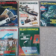 Vintage Practical Electronics Magazine bundle 1960s & 1970