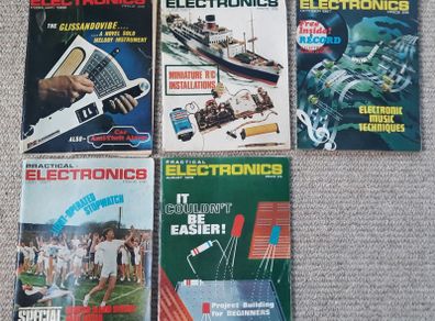 Vintage Practical Electronics Magazine bundle 1960s & 1970