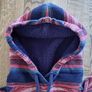 Fat Face Trescowe Stripe Hoodie, size 12+ Image 4