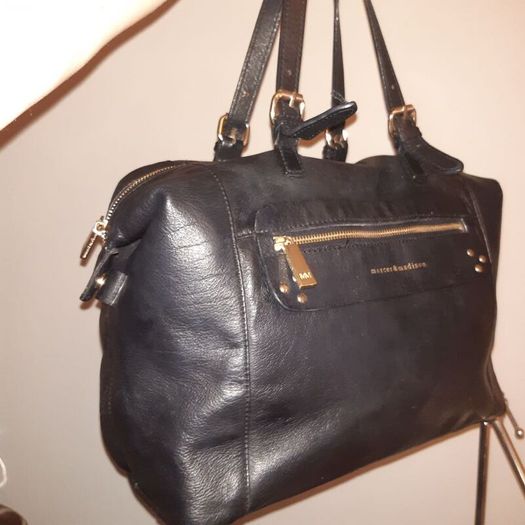 large leather handbag mercer & Madison