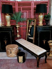 Antique/vintage oriental bedroom collection