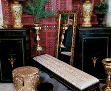 Antique/vintage oriental bedroom collection