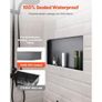 Shower Niche, 33.0 x 63.5 x 10.2 cm Frameless Recessed Wall Niche, Heavy-duty Stainless Steel Modern Shampoo Storage Organizer Image 5