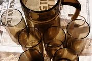vintage collectable luminarc glass set