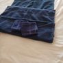2 x bath towels. 2 x facecloths. Navy. Cotton. Image 4