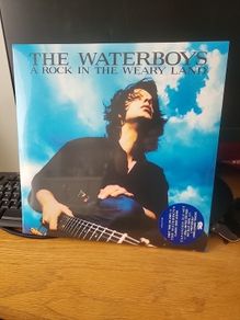 THE WATERBOYS a rock in the weary land 2 blue vinyl