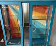 Upcycled Vintage Display Cabinet