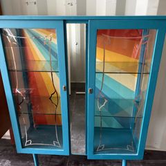Upcycled Vintage Display Cabinet