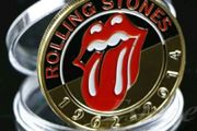 Rolling Stones Coloured/ Gold Plated Commerative Coin