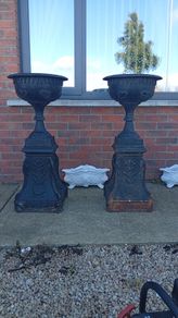 Cast iron urns