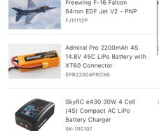 BRAND NEW Freewing F16 Falcon RC Jet Complete Setup Collector Hobbyist Package