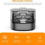 FREE EXPRESS SHIPPING Ultrasonic Jewelry Cleaner, 750ml Sonic Cleaner with Digital Timer for Eyeglasses, Rings, Coins, Silver, Denture Ultrasonic Cleaner Solution for Gifts Image 2
