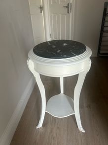 Table with marble counter top