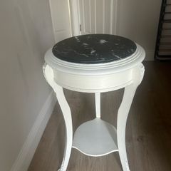 Table with marble counter top