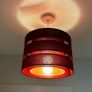 Burgundy Lampshade Image 2
