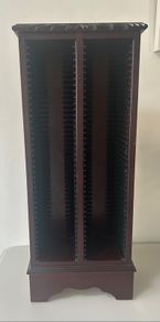 Vintage Mahogany 80-CD Storage Tower