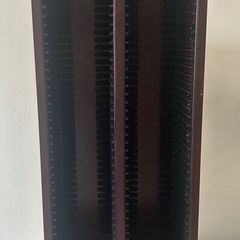 Vintage Mahogany 80-CD Storage Tower