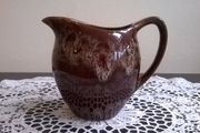Retro 1070's Kernewek Brown Drip Glaze Small Jug