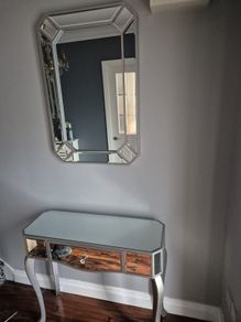 Hall Table and Mirror / open to resonable offers