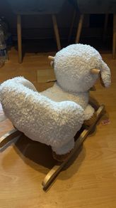 Wooden Baby Rocking Animal Sheep