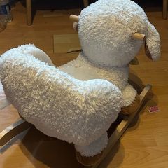 Wooden Baby Rocking Animal Sheep