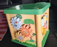 Toddler activity cube