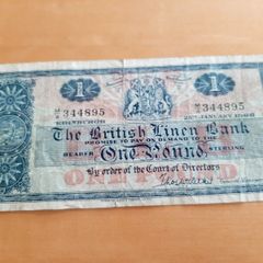 British Linen Bank note 1966