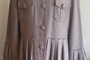 Regine Wool Blend Coat Size Large