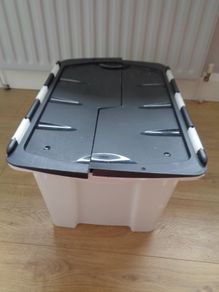Large Flip Top Storage Tote Container for Sale