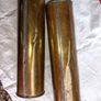 Pair of antique brass hot water bottles Image 3