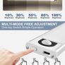 Trongle Motion Sensor Lights Indoor, 31 LEDs Under Cabinet Kitchen Lights with Stepless Dimming, USB Rechargeable Cupboard Lights with Magnetic Stickers, Portable Kitchen Lights Silver, 20cm, 2 Packs (FREE POSTAGE) Image 5