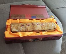 Chinese the forbidden city pure silk scroll painting