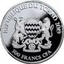 2019 Chad 500 Francs CFA 1 oz Silver Bullion Coin - Celtic Animals Irish Red Deer BU (In Capsule) Image 2