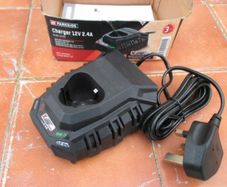 12V charger Made by Parkside. House clearance sale unwanted stuff gift car boot sale.