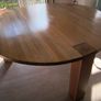 Circular Oak Table Image 3