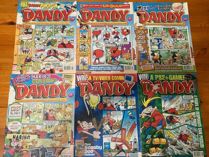 Comics: 'The Dandy' 2002,2003 and 2004 (48 numbers)
