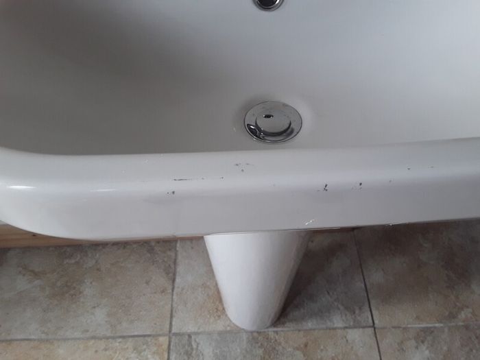 white sink