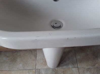 white sink