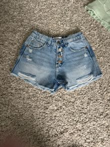 Zara denim shorts (9/134)