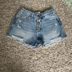 Zara denim shorts (9/134)